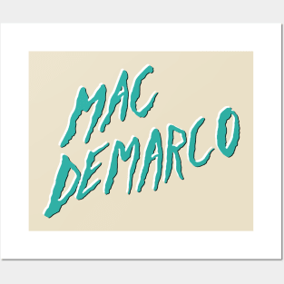 Mac DeMarco (2 Style Logo) Posters and Art